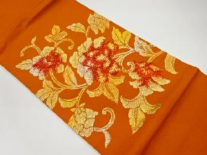 リサイクル　花唐草模様織出し名古屋帯